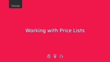 Working with Price Lists