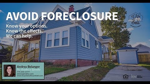Avoid Foreclosure: Know your options, know the effects!
