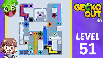 Gecko Out Level 51 Solution Walkthrough