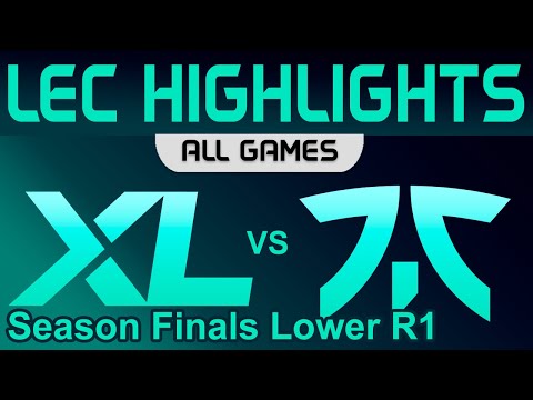 XL vs FNC ALL GAMES Highlights LEC Season Finals Lower R1 2023 Excel vs Fnatic by Onivia