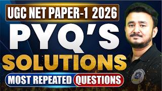 Most Repeated PYQs for UGC NET Paper 1 2026 | Score 80+ Marks