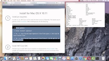 Learning ASP.NET 3 Mac OSX   Asp Net Core Installation