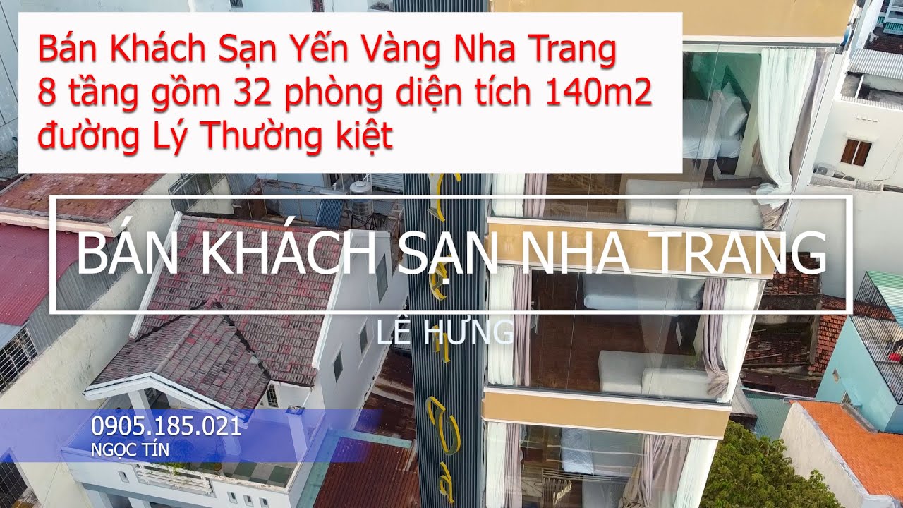 ks olympic nha trang New 2022 Bán Khách Sạn Yến Vàng Nha Trang 8 tầng gồm 32 phòng diện tích 140m2 Lý Thường kiệt LH 0905.365.024