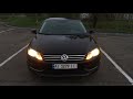 Обзор бортового компьютера, панель приборов ночью Volkswagen Passat NMS SE 2012