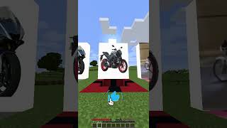 Minecraft'ta Motor Kuyularına Atladım !! #shorts
