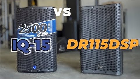 Turbosound iQ15 vs Behringer DR115DSP Audio Performance Comparison