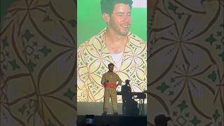 Nick Jonas BLUSHES as crowd calls him ‘Jiju Jiju’ at Lollapalooza 2023 😍 #shorts