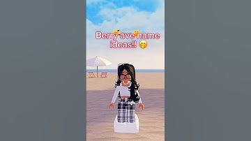 Berry avenue name ideas ✰ {#capcut #fypシ #roblox #edit #trend #robloxedit #berryavenue #name #ideas}