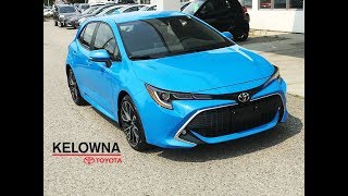 2019 Toyota Corolla XSE Hatchback Blue Flame