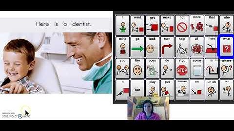 Shared Reading of Community Helpers book with AAC Demo