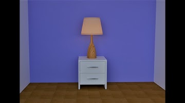 How to make a Lamp in Sketchup and V-ray lamp glow material