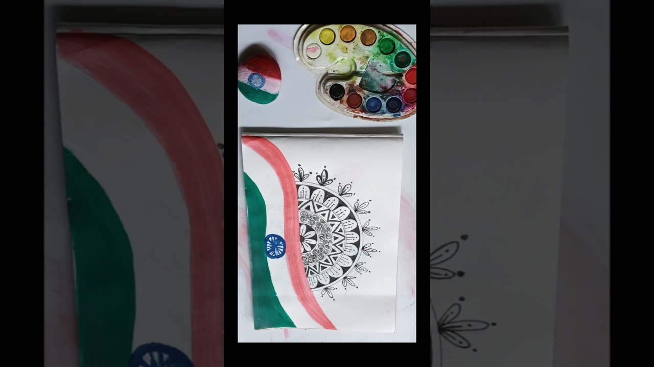 mandala art 🎨 Happy independence day