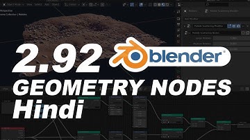 Blender Geometry Nodes basic | Hindi | Scatter