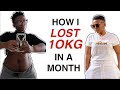 HOW I LOST 10KG IN ONE MONTH | WEIGHT LOSE JOURNEY