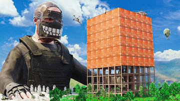 I Built A ONE GRID SKY BASE in Rust