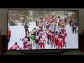 Årefjällsloppet 2022 start men's 62km race.