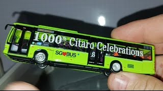 Diecast Singapore Bus, Mercedes-Benz Citaro 1000th
