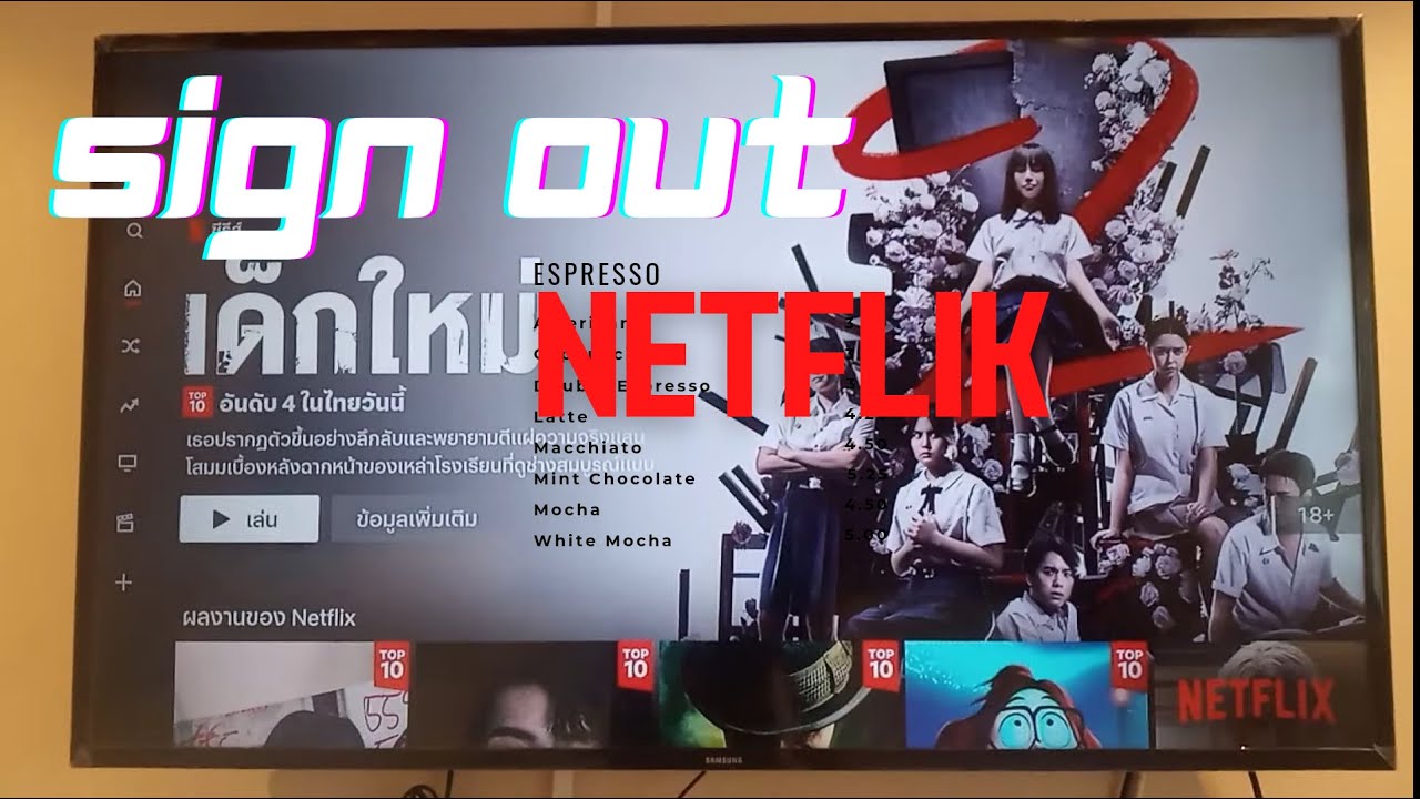 วิธียกเลิก netflix  Update New  วิธี ออกจากระบบ Netflix ในทีวี : How to sign out (Log off) on tv