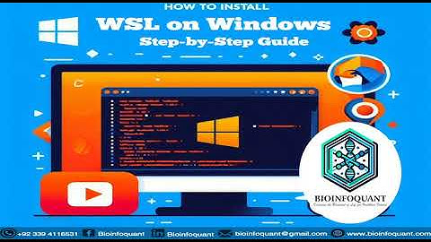 Effortlessly Install WSL on Windows | Expert Instructions by BioInfoQuant | Hafiz Muhammad Hammad