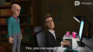 Funny conversation | animated video | plotagon| Music MiX