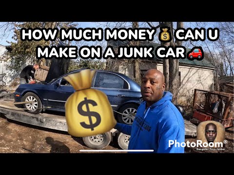 HOW MUCH MONEY CAN U MAKE ON A JUNK CAR GANGSTER TURN JUNKER WE BUY JUNK CARS EP 16