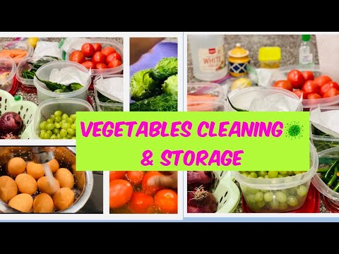 How To Clean & Store Vegetables For Long Time In Fridge|Lock Down Vegetables Storing Tips in