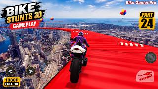 Bike Stunts 3D Game  Parts 24  Bike Gamer Pro  Mega Stunt Challenge Gameplay Android & iOS #game screenshot 1