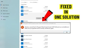 (FIXED) Remove stuck Software from Apps & features uninstaller | One solution | 2024