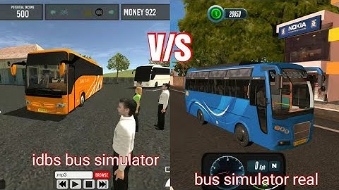 Indian bus simulator vs idbs bus simulator in game comparison