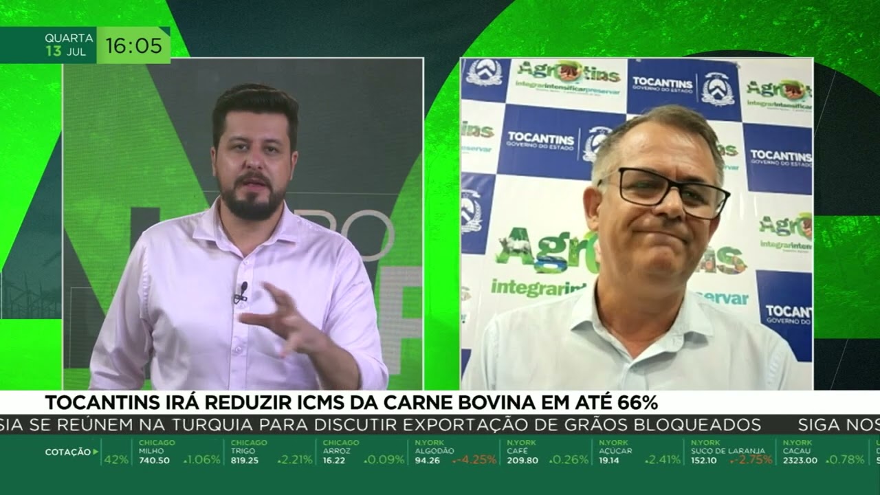 TOCANTINS IRÁ REDUZIR ICMS DA CARNE BOVINA EM ATÉ 66%