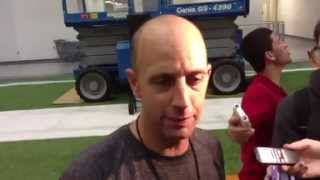 Offensive coordinator Mike Bajakian on UT quarterbacks and Florida'a defense
