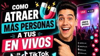 Como atraer mas personas a tu en Vivo en tiktok antes de empezar una subasta