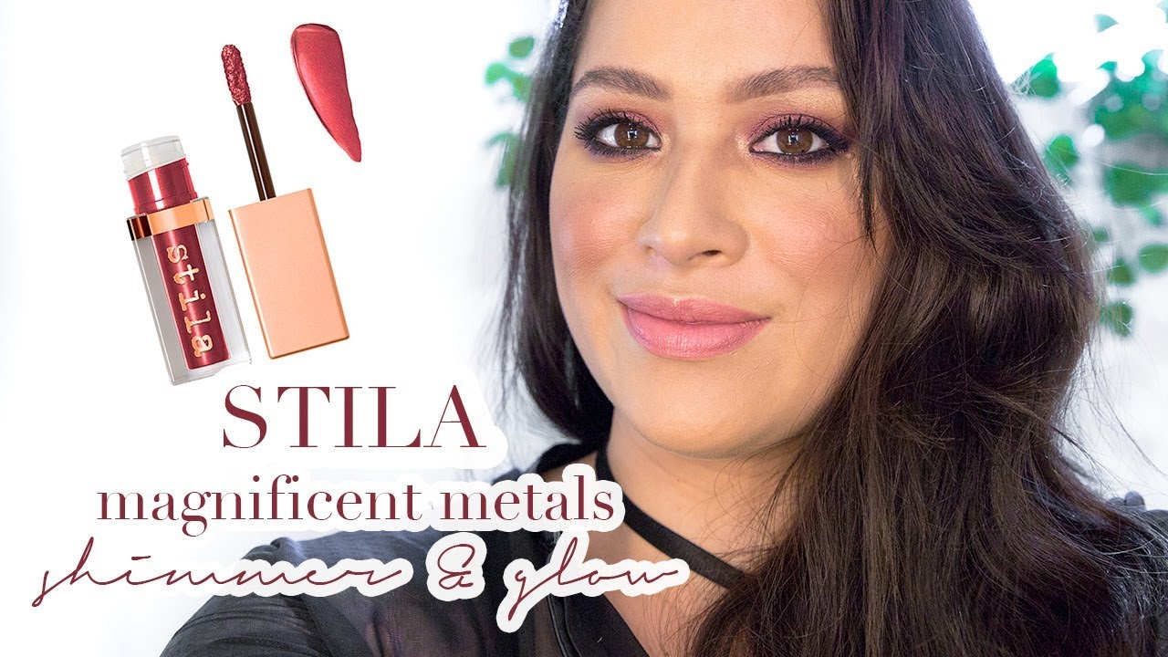 SIMPLE EYE LOOK 💟 // Using STILA Shimmer & Glow liquid eyeshadow in