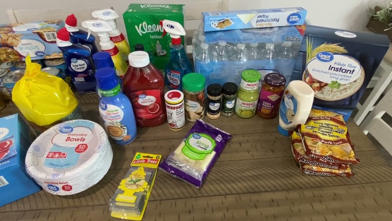 Покупки продуктов в Walmart