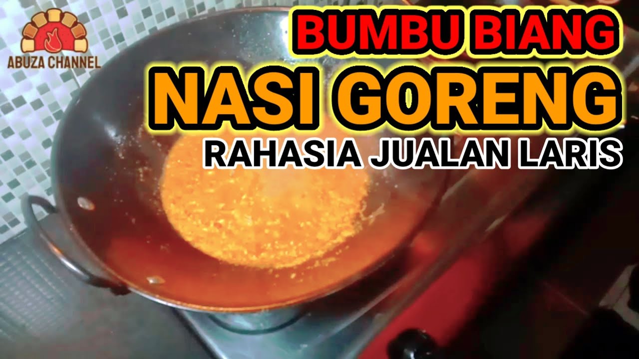 Resep biang nasi goreng enak abang abang - YouTube