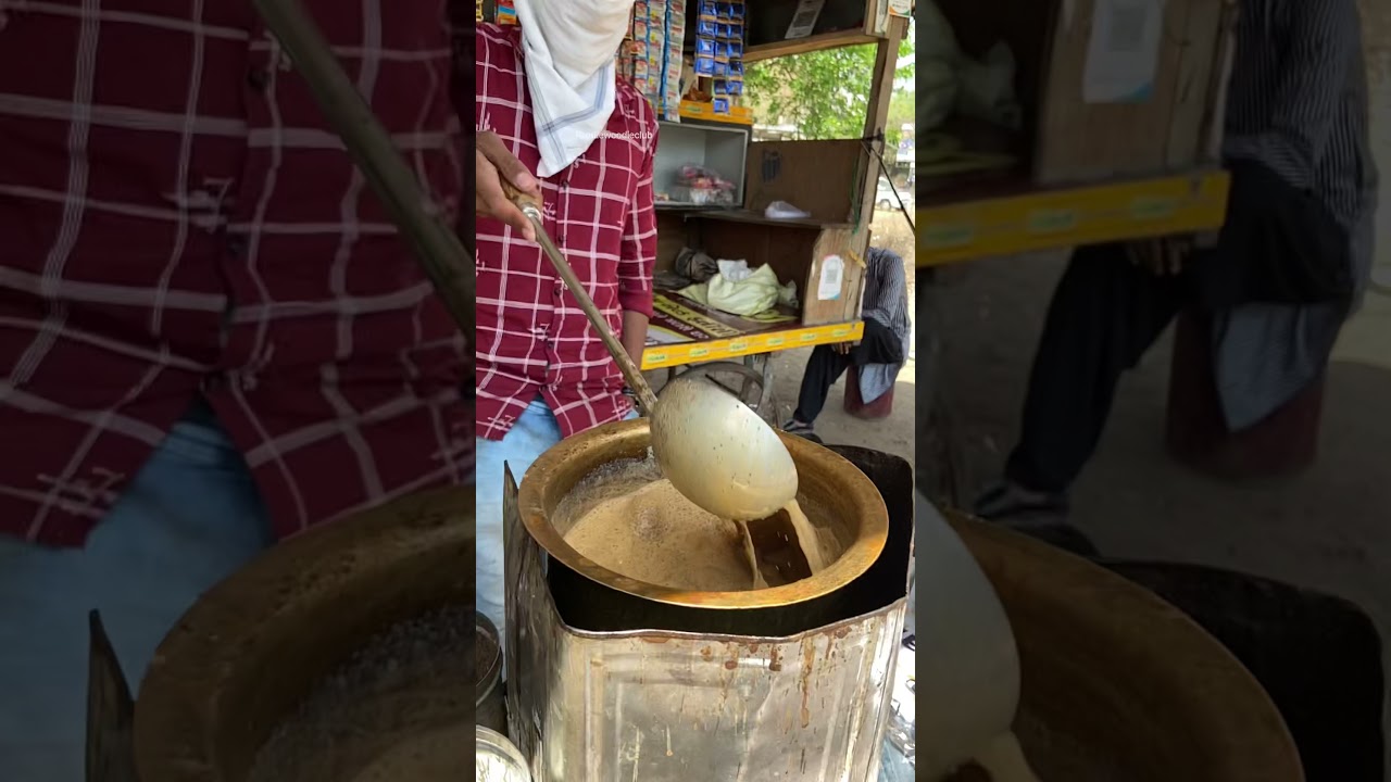 Roadside कडक masala chai | Indian street tea ASMR