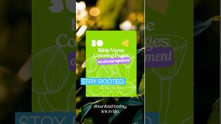 Information Title: Stay Rooted | Be Reconciled Day 4 | Shop Rooted in the Word Scripture Coloring Pages #bible Guide
