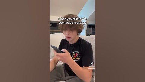 When you relisten to your voice message