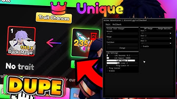 Anime Adventures Script GUI / HACK & SCRIPT | DUPE UNITS & ROLLBACK MACRO INF GEMS AUTOFARM SCRIPT