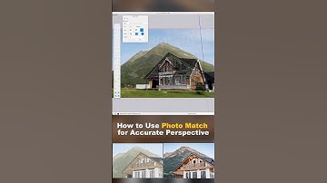 How to Use Photo Match in SketchUp to Fix Perspective #sketchuptutorial  #rerenderai #3dmodeling