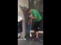 Drunk guy using an ATM ... And then something incredible happens