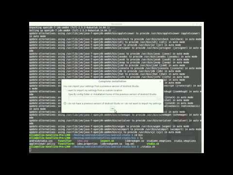 How to install android studio on linux