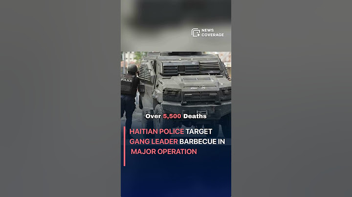 Haitian Police Target Gang Leader Barbecue in Major Operation #worldnews #news