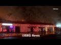 Third alarm strip mall fire in Monterey Park California.