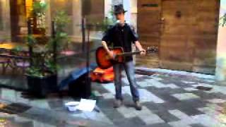 Bob Dylan - Lonesome Day Blues - Fed's cover (live@Aosta - Festival degli Artisti di Strada)