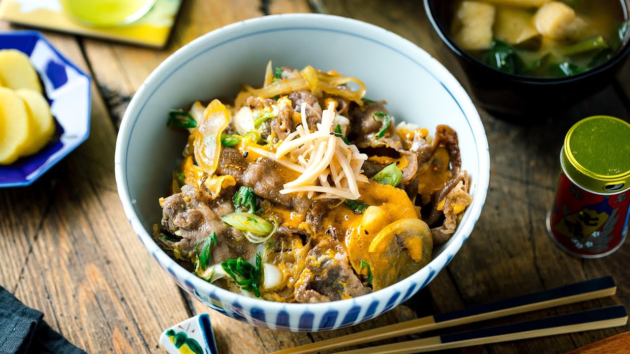 Tanindon (Beef and Egg Rice Bowl) 他人丼 #shorts