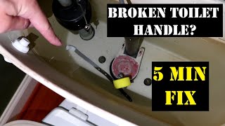 Fix a broken toilet handle in 5 minutes