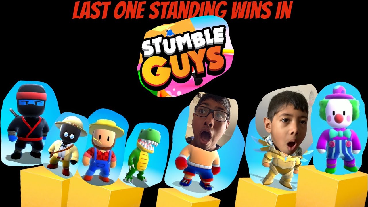 Last one standing wins in the new stumble guys Event!( Me v.s my little brother Darren) YouTube