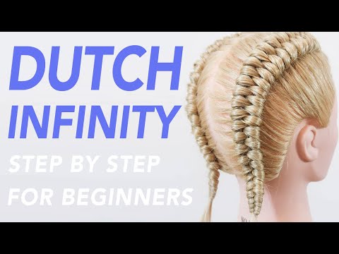 Dutch Infinity Braid Step by Step For Beginners (With Hand Placement) [CC] | EverydayHairInspiration