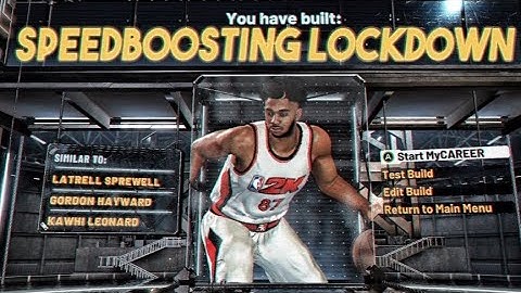 Bronny James (SPEED BOOSTING) PERIMETER LOCKDOWN BUILD IS A DEMON! NBA 2k20